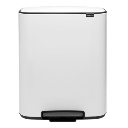 Poubelle à pédale BO 60 l, blanc, Brabantia