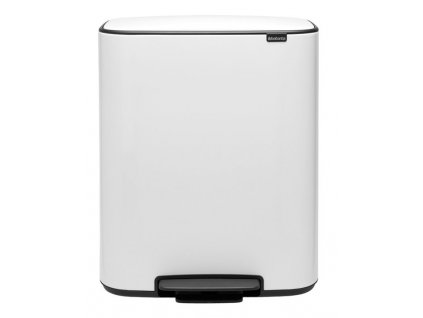 Poubelle à pédale BO 60 l, blanc, Brabantia