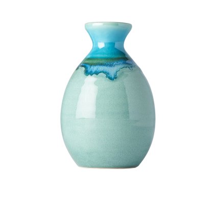 Bouteille de sake 350 ml, bleu-vert, MIJ