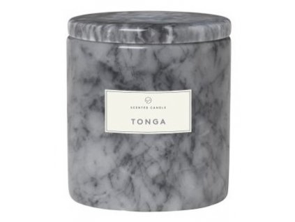 Bougie parfumée FRABLE TONGA, 8 cm, gris, Blomus