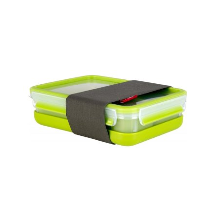 Lunchbox MASTER SEAL TO GO 1,2 l, avec élastique de protection, vert, Tefal