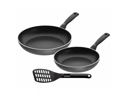 Set de casseroles PERMADUR INSPIRE 24 cm/28 cm avec spatule, WMF