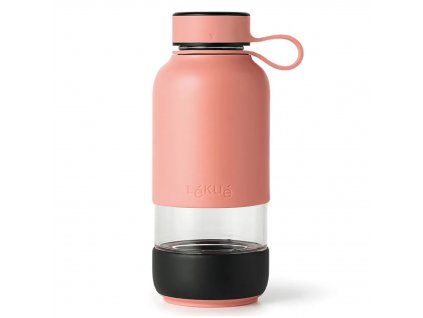 Bouteille d'eau BOTTLE TO GO 600 ml, corail, Lékué