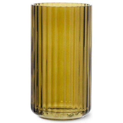 Vase 20 cm, vert olive, Lyngby