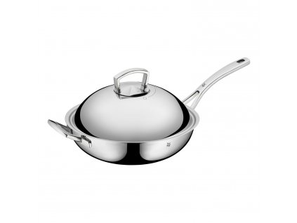 Wok MULTIPLY 32 cm, avec couvercle, en acier inoxydable, WMF