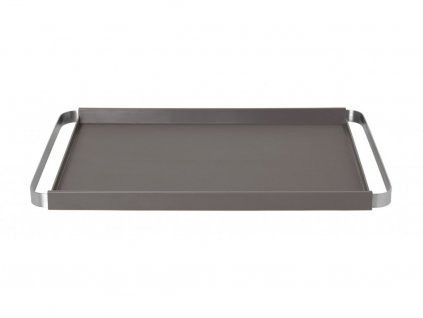 Plateau de service PEGOS 50 x 32 cm, gris chaud, Blomus