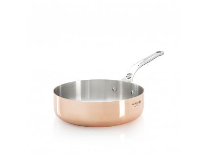 Sauteuse INOCUIVRE 20 cm, cuivre, poignée en acier inoxydable, de Buyer