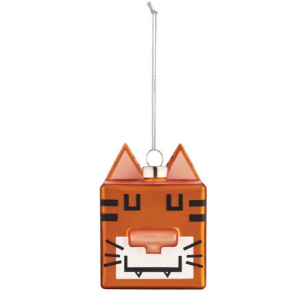 Décoration sapin de Noël QUADRATIGRA, marron, Alessi