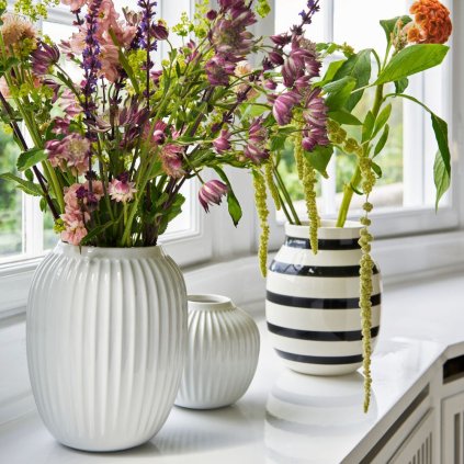 Vase HAMMERSHOI 21cm, blanc, Kähler