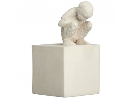 Figurine THE CURIOUS ONE 12,5 cm, blanc, grès, Kähler