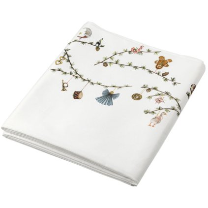 Nappe de Noël HAMMERSHOI 150 x 320 cm, blanc, Kähler