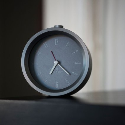Réveil TEMPUS 10 cm, gris, Philippi