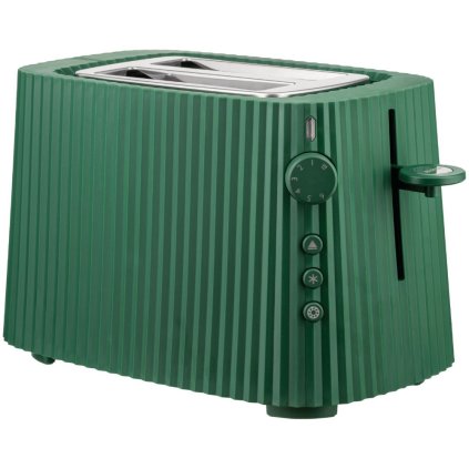 Grille-pain PLISSÉ, 2 tranches, vert, Alessi