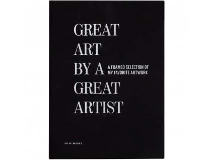 Livre avec encadrements GREAT ART, noir, Printworks