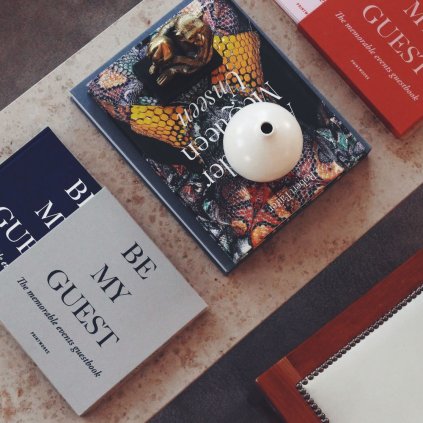 Livre d'or gris/marine, Printworks