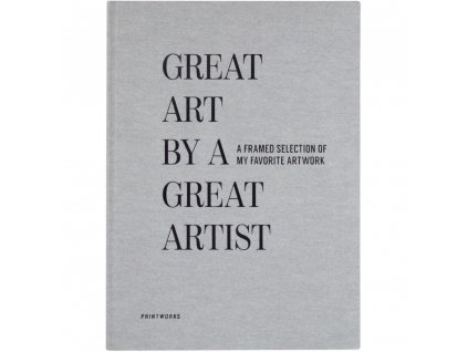 Livre avec encadrements GREAT ART, gris, Printworks