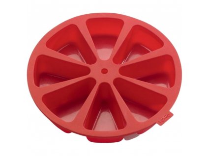 Moule à gâteau portion, 26,5 cm, rouge, silicone, Lékué