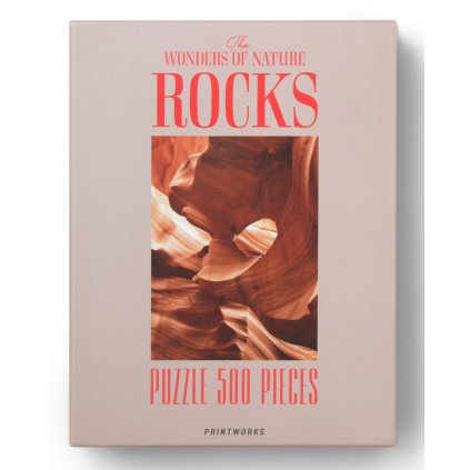 Puzzle NATURE'S WONDERS STONES, 500 pièces, Printworks