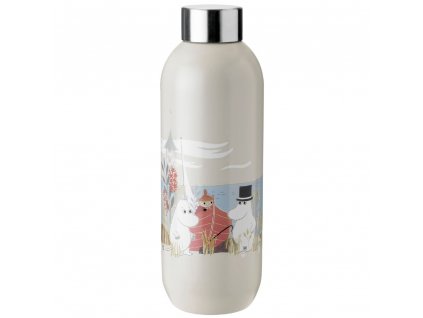 Bouteille isotherme TO GO CLICK MOOMIN 750 ml, sable doux, Stelton