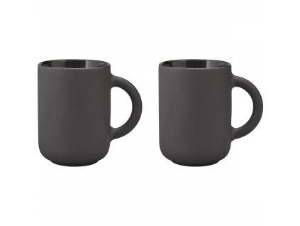 Mug THEO, lot de 2, 350 ml, noir, Stelton