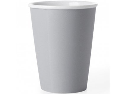Mug à thé ANYTIME ANDY 300 ml, gris, porcelaine, Viva Scandinavia