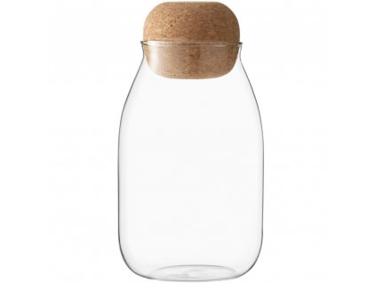 Bocal de rangement CORTICA 500 ml, verre, Viva Scandinavia