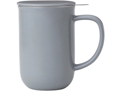 Mug avec infuseur à thé MINIMA 500 ml, gris clair, Viva Scandinavia