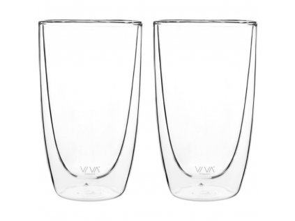 Verre à thé LAUREN, set de 2 pc, 490 ml, double paroi, Viva Scandinavia