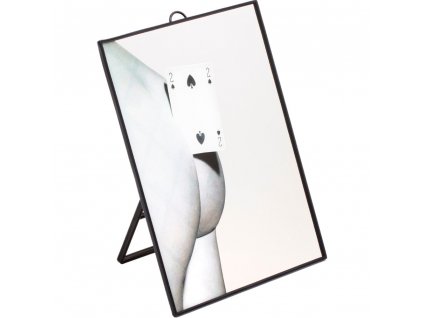 Miroir de table TOILETPAPER TWO OF SPADES 17,5 x 23 cm, Seletti