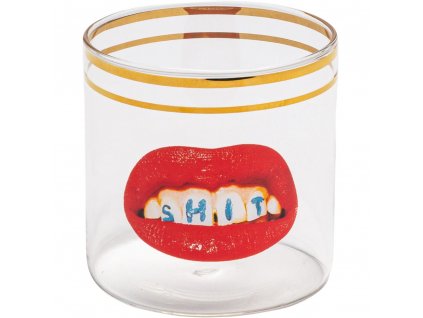 Verre à eau TOILETPAPER SHIT 8,5 cm, Seletti