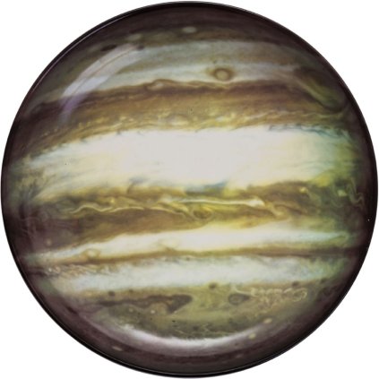 Assiette de petit-déjeuner COSMIC DINER JUPITER, 23,5 cm, Seletti