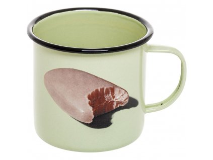 Mug TOILETPAPER SOAP 10 cm, vert, émail, Seletti