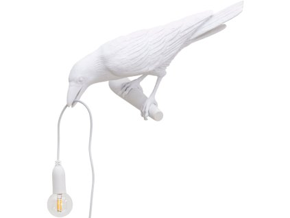 Applique murale BIRD LOOKING LEFT 33 cm, blanc, Seletti