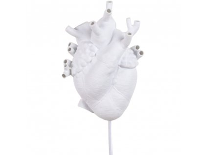 Applique murale HEART 32 cm, blanc, Seletti