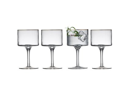 Verre à gin et tonic PALERMO GOLD , set de 4 pc, 320 ml, Lyngby Glas