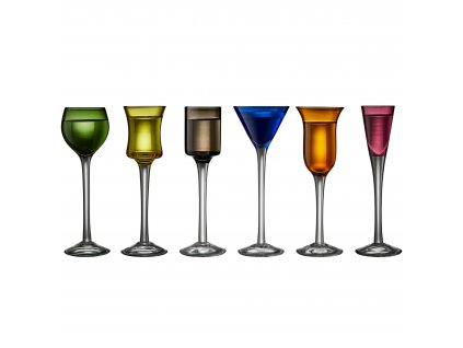 Verre à shot, set de 6 pc, Lyngby Glas