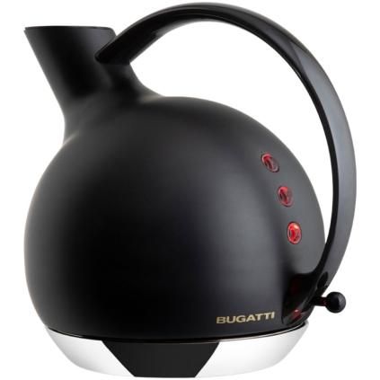Bouilloire électrique GIULIETTA 1,2 l, noir, acier inoxidable, Bugatti