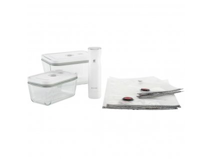 Set de mise sous vide FRESH & SAVE, set de 7, blanc, verre, Zwilling