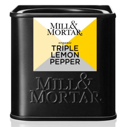 Poivre triple citron bio 50 g, Mill & Mortar