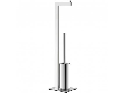 Butler de toilette LINEA 72 cm, poli, en acier inoxydable, Zack