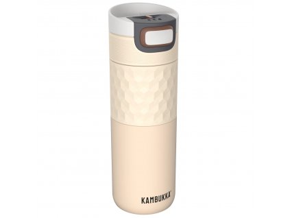 Bouteille thermos ETNA GRIP 500 ml, beige clair, acier inoxydable, Kambukka