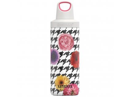Bouteille thermos RENO INSULATED 500 ml, patchwork floral, acier inoxydable, Kambukka