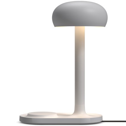 Lampe de table EMENDO 29 cm, avec chargeur sans fil Qi, nuage, Eva Solo