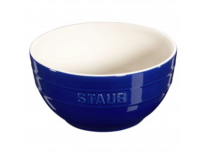 Bol 1,2 l, bleu, céramique, Staub