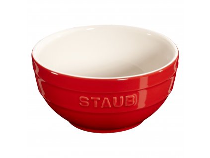 Bol 1,2 l, rouge, céramique, Staub