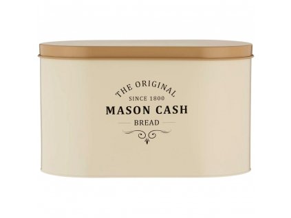 Boîte à pain HERITAGE 34 cm, crème, acier, Mason Cash