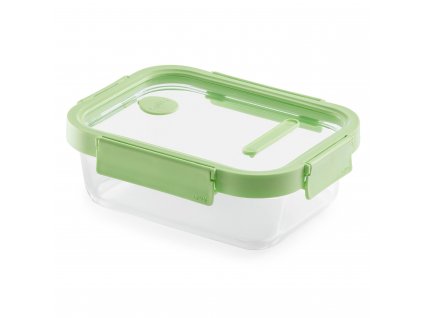 Boîte de conservation pour aliments 1,05 l, rectangulaire, en verre, Lékué