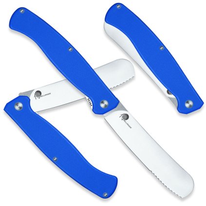 Couteau de poche EASY 11 cm, bleu, Dellinger