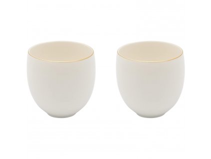 Mug à thé CANTERBURY 280 ml, set de 2 pc, blanc, porcelaine, Bredemeijer