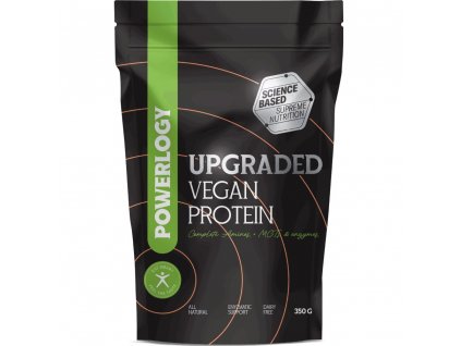 Protéines VEGAN UPGRADED 300 g, vanille, poudre, Powerlogy